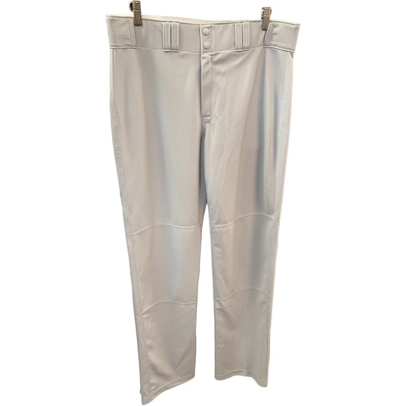 Easton Pants Easton Quantum Pro Baseball Pants Grey Gray Open Leg